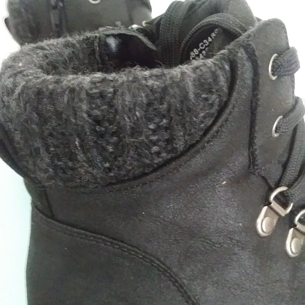 🏞️ White Mountain Cliffs Women's Boots 8.5 NIB Trail-Inspired Lace + Zip - Picture 8 of 11